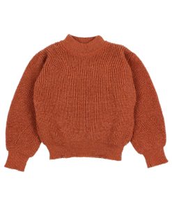 Búho Barcelona – Boho Strick Pullover, Rust