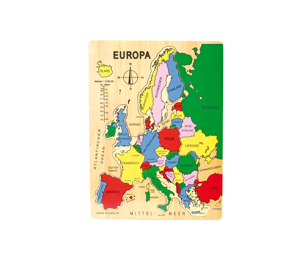 Small Foot – Puzzle „Europa“