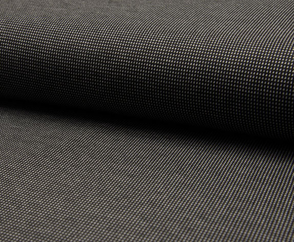 Stretch, Jacquard, Salz und Pfeffer Musterung, Schwarz