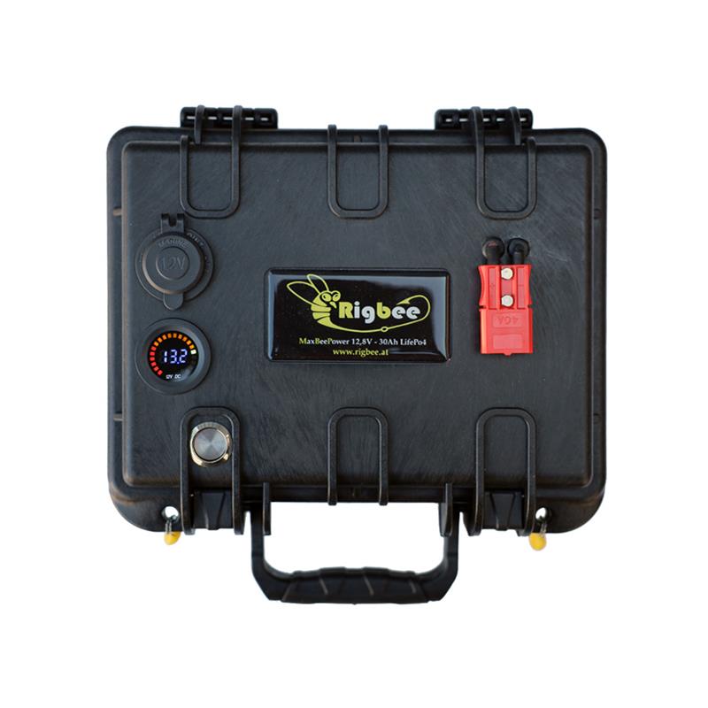 Rigbee Echolot-Koffer 12V 30Ah inklusive 5A Ladegerät – Bild 4