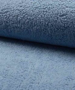 Teddystoff, Blau, Baumwolle