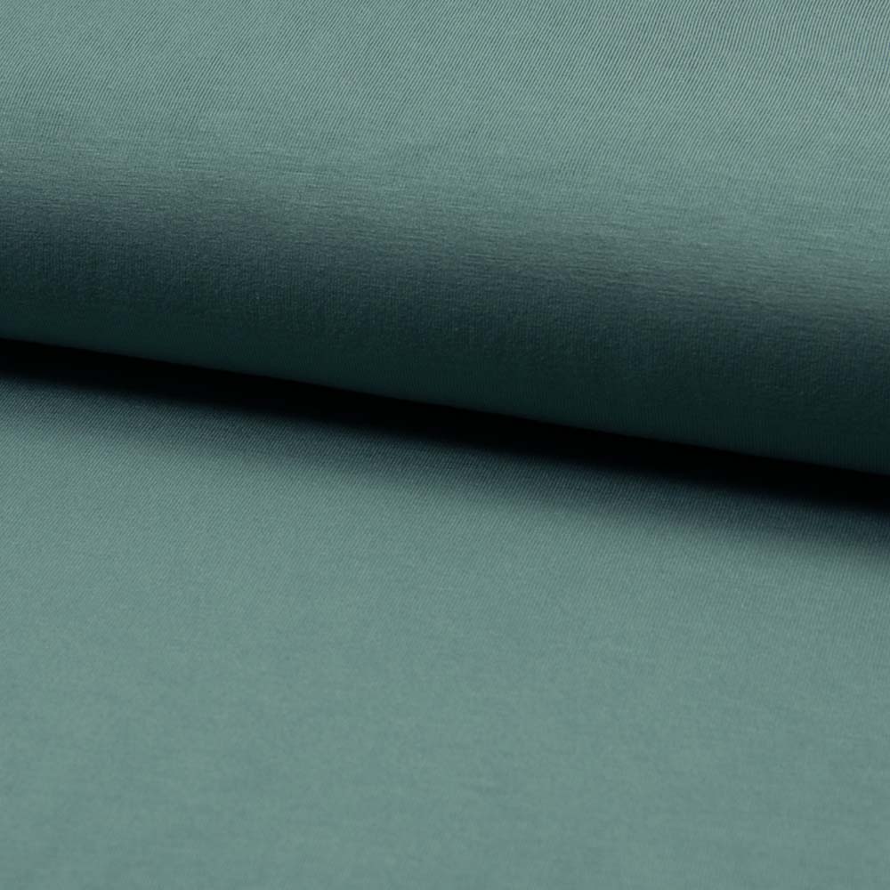 French Terry aus Bambus, unifarben Mintgrün – Bild 2