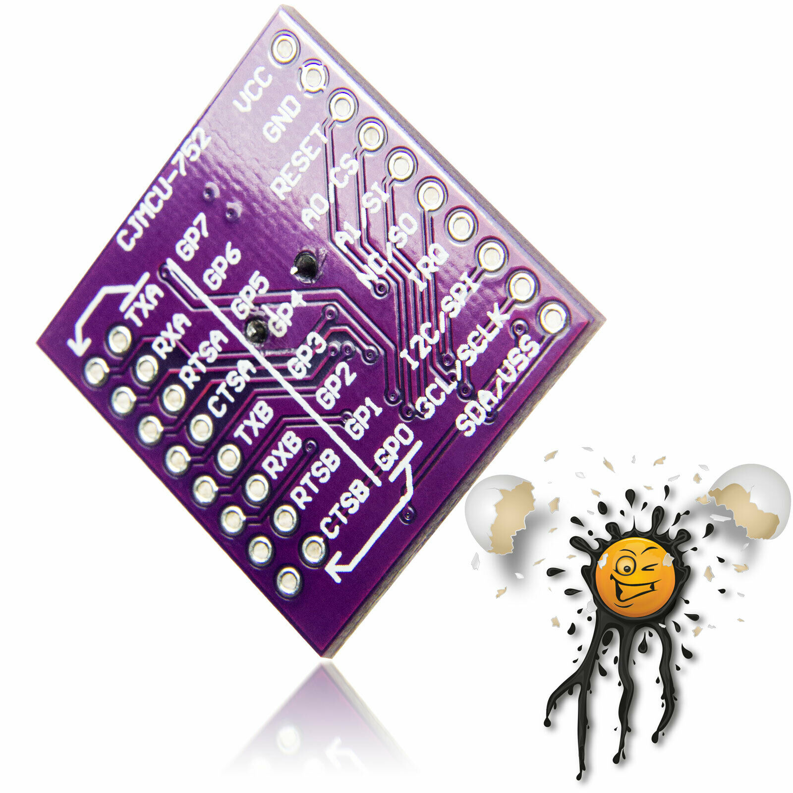 ESP8266 SC16IS752 Dual RS232 UART SPI I2C MCU – Bild 3