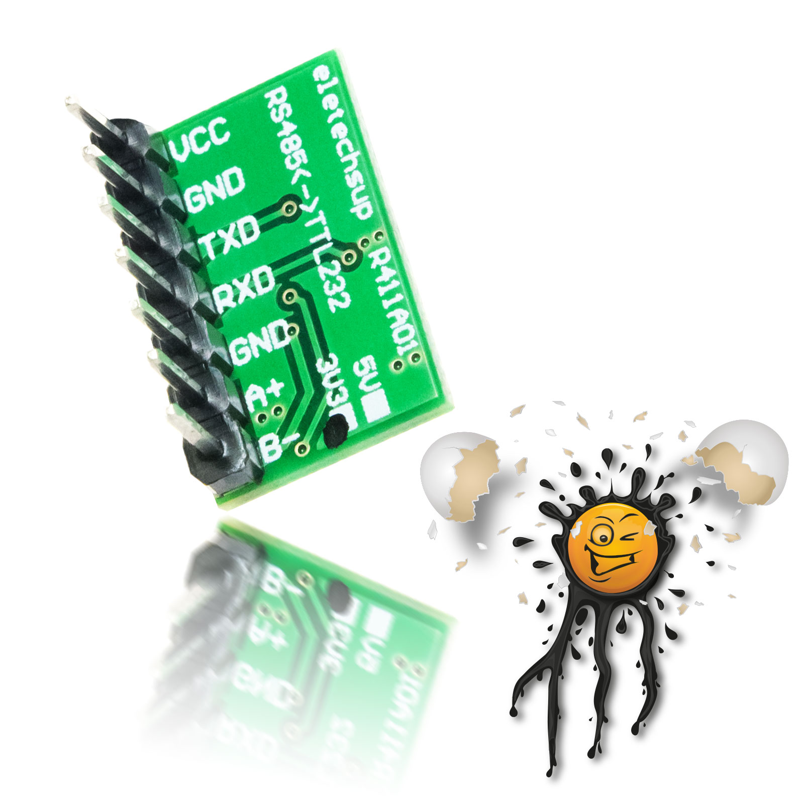 RS-485 RS-422 / EIA-422 Mini RS232 Konverter Converter – Bild 4