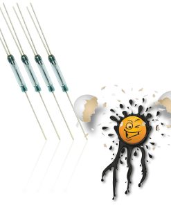 4 x Reedkontakt RI90 2.5×14 5W