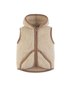 Alwero – Bodywarmer Robby, Biowolle, Beige