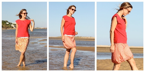 PAPIERSCHNITTMUSTER, Rock / Ballonrock “FABIENNE”, Gr. 158 bis Damengr. 46, inkl. 3 Rockvariationen – Bild 5