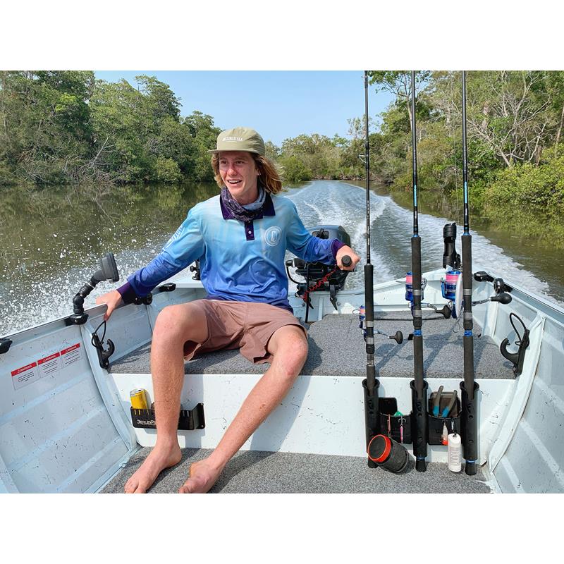 Railblaza Rutenhalter 3fach für Wandmontage schwarz – Bild 3