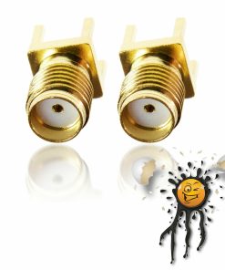 2 x SMA PCB Platinen WiFi WLan Antennenadapter Buchse female 1,6mm für Platinenmontage