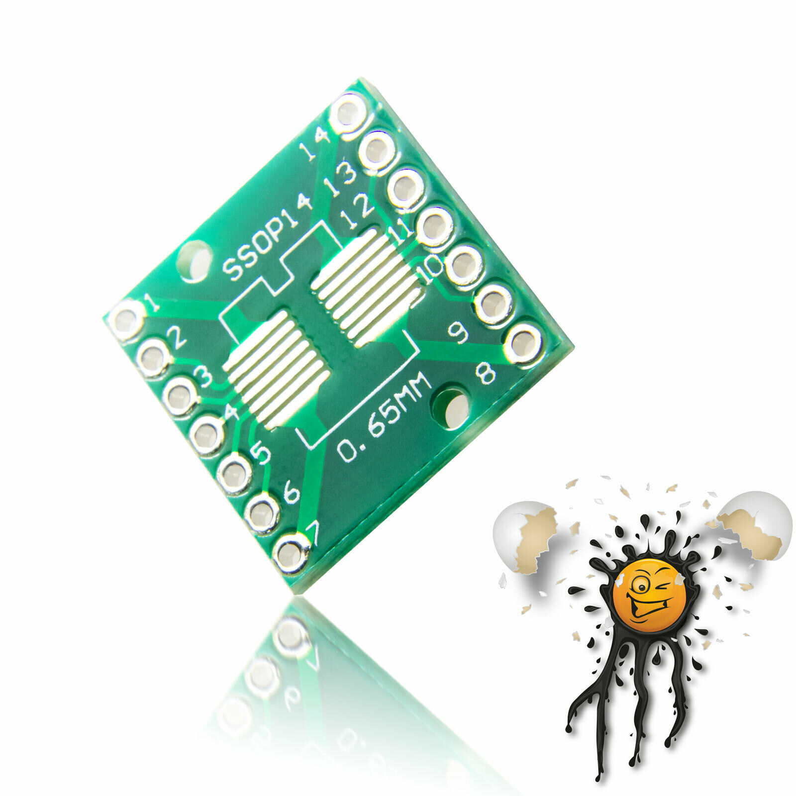 SOP14 to Dip Adapter Set 6 Teile Break Out inkl. Pins – Bild 4