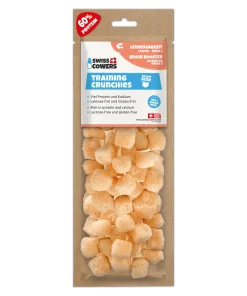 SwissCowers Cheese Crunchies Training Brain Booster, laktosefrei (Unwiderstehlich knusprig, 97% Schweizer Milch, 2% Lachsöl, rote Beete)
