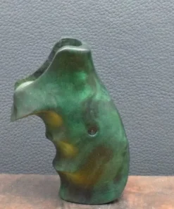 Smith &Wesson N-Frame, Ausführung 8, glatt, grünlich, Nußbaum