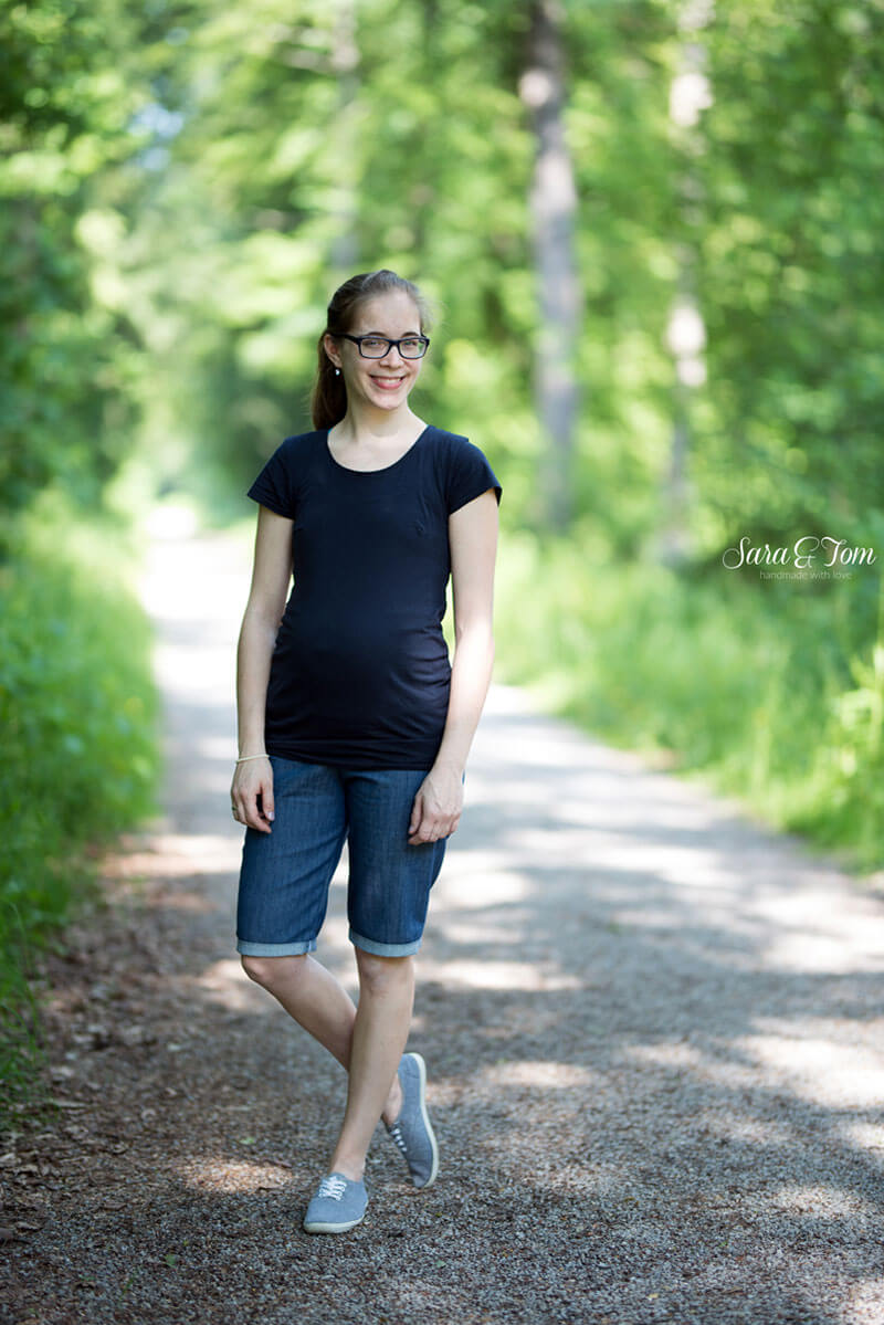 Hose in 3/4 Länge, “HEDDA”, Gr. 158 – Damengr. 46 – Bild 8