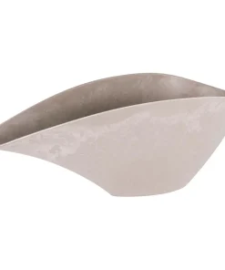 Schale Tropfen Form Dekoschale Pflanzschale Kunststoff used look sand