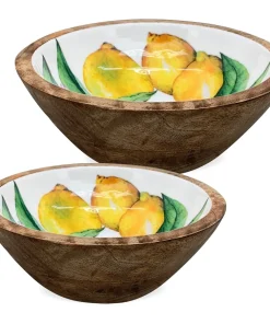 Schalen Holz Zitrone