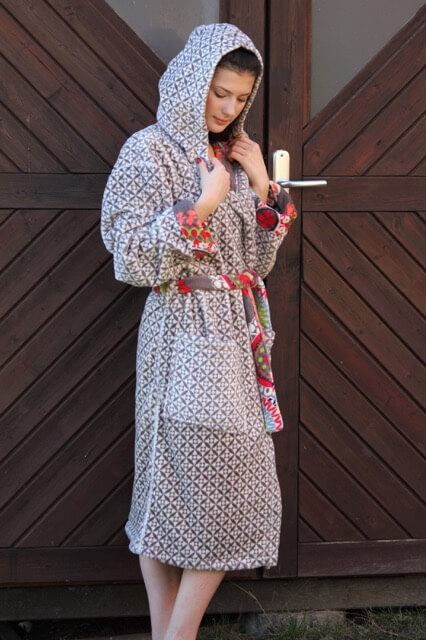 Bademantel “Frea”, Gr. XS – XXL – Bild 8