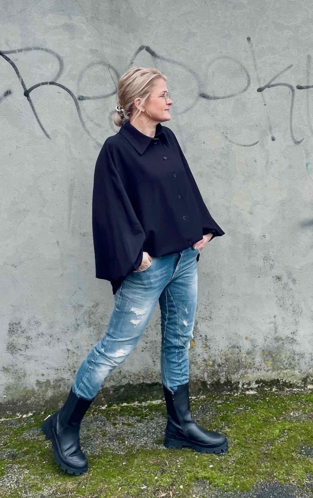 Baumwoll Stretch – unifarben – Bild 3