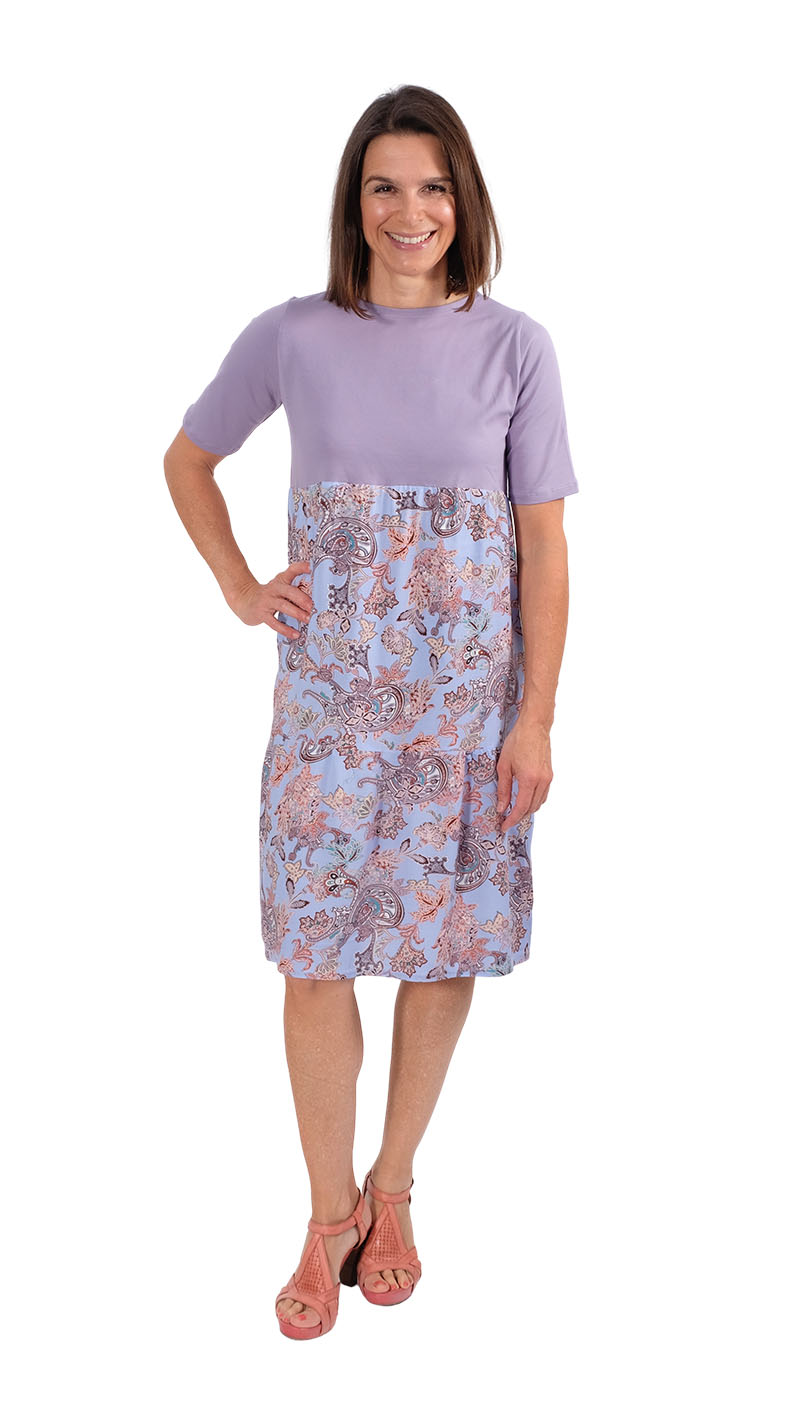 Baumwolljersey, unifarben “very peri” Flieder – Organic Cotton – Bild 8