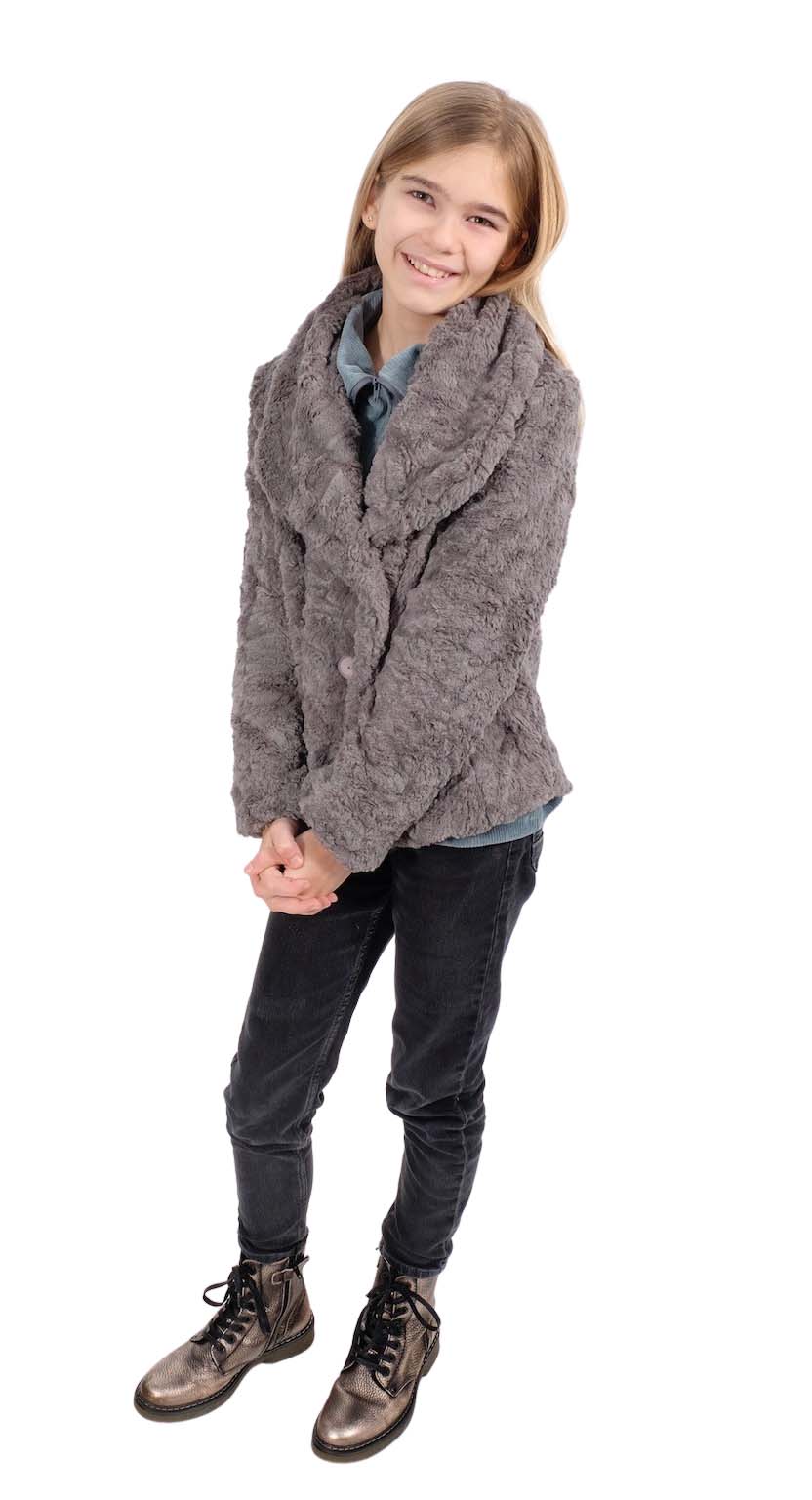 Fake Fur, Flauschstoff Ecru – Bild 6