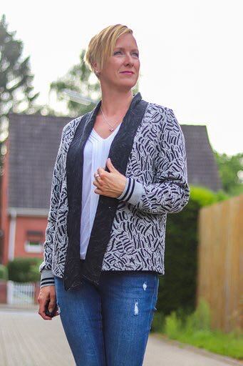 PAPIERSCHNITTMUSTER, legere Jacke “ESTHER”, Gr. 158 – Damengr. 46 – Bild 6