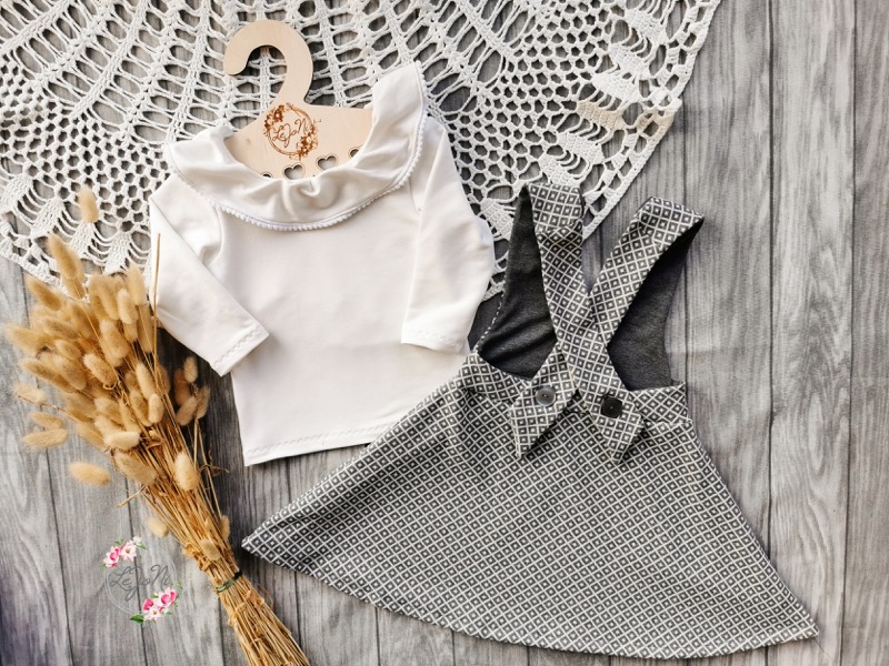 Jacquard Strick, Blau – grafisches Muster – recycelt – Bild 8