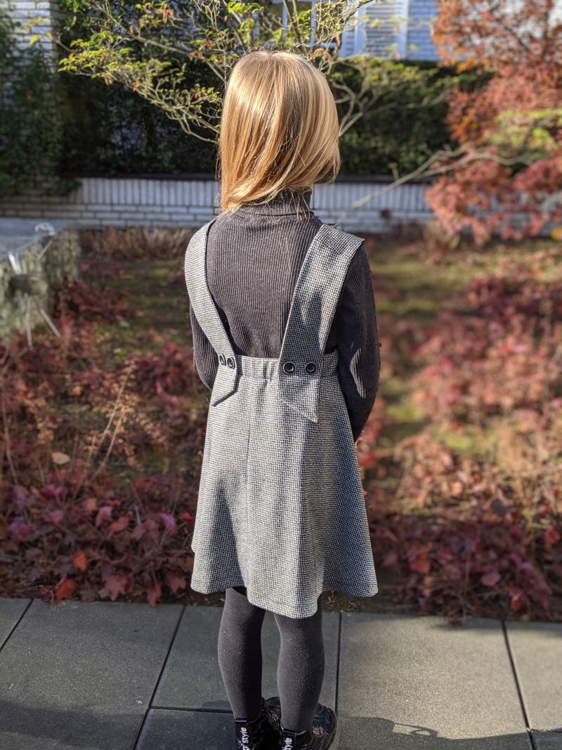 Stretch, Jacquard, Salz und Pfeffer Musterung, Schwarz – Bild 9