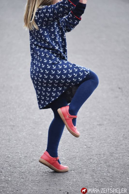 Jacquard Strick, Blau – grafisches Muster – recycelt – Bild 5