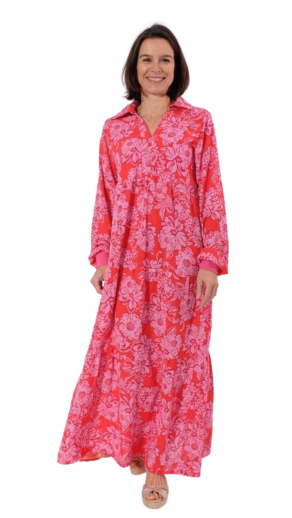 Batist, Baumwolle, Voile, grafische Musterung Lila Flieder – Bild 5