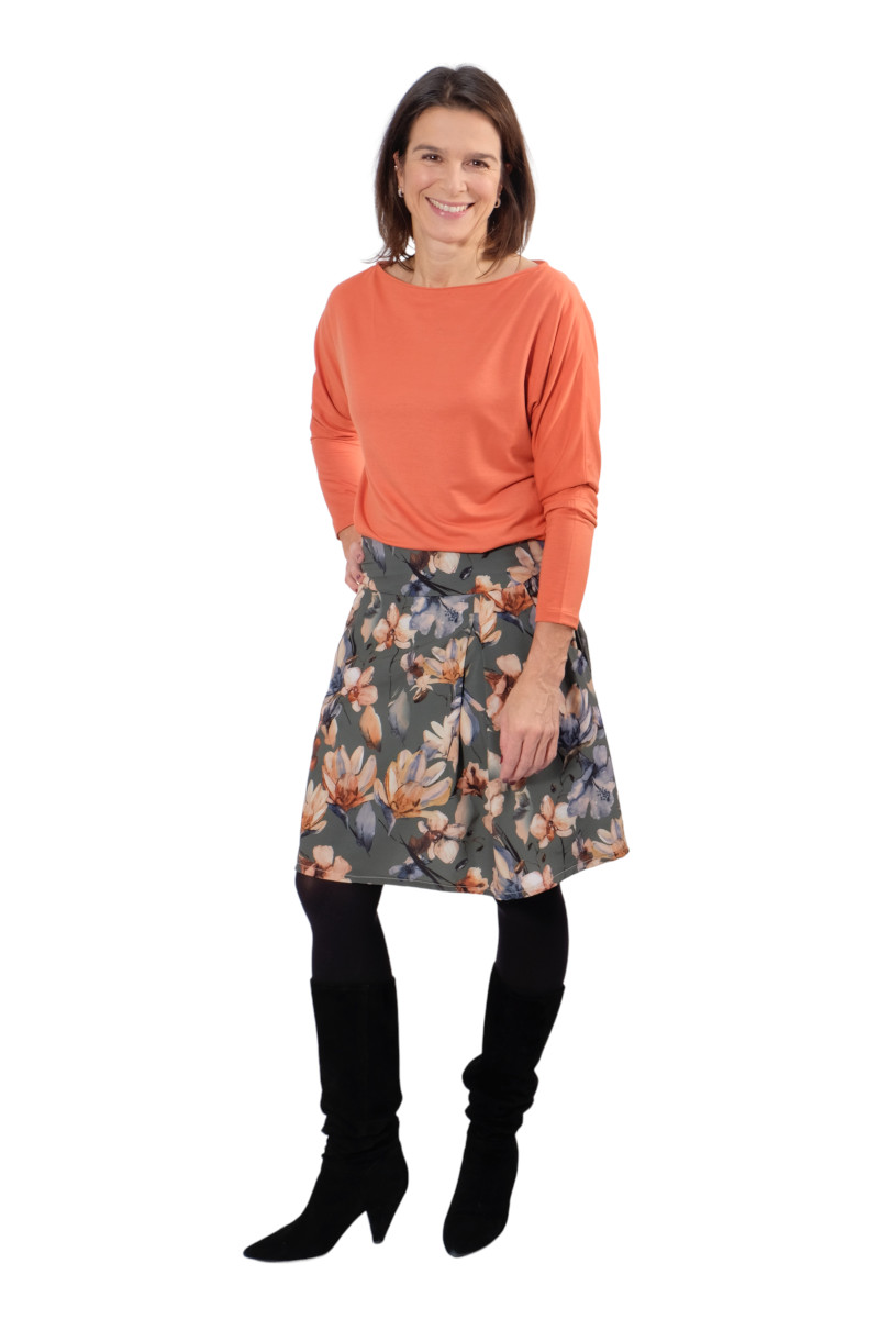 French Terry aus Bambus, unifarben Mintgrün – Bild 4