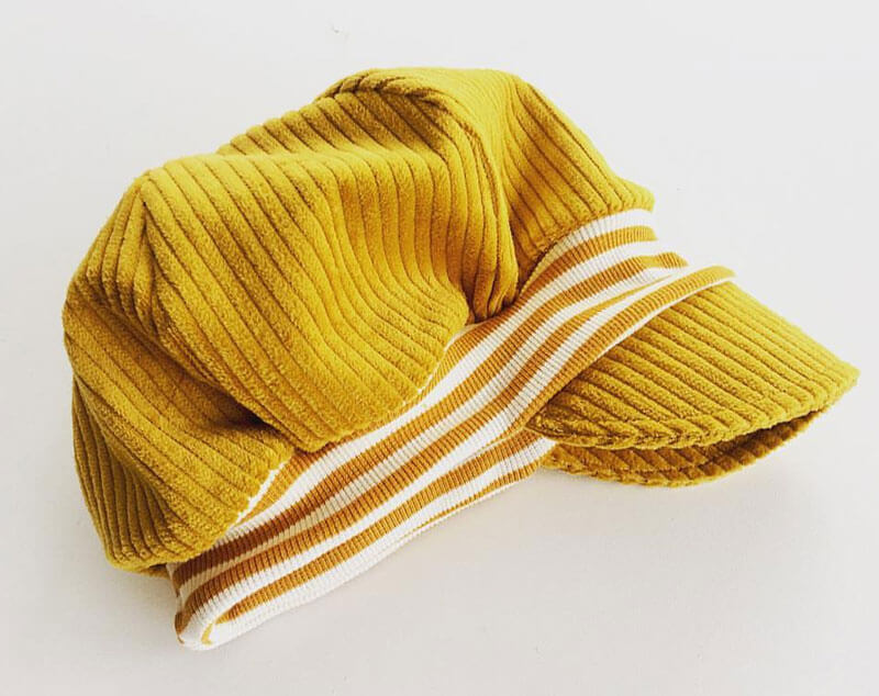 Cord, Breitcord, unifarben Jeansblau – Bild 3