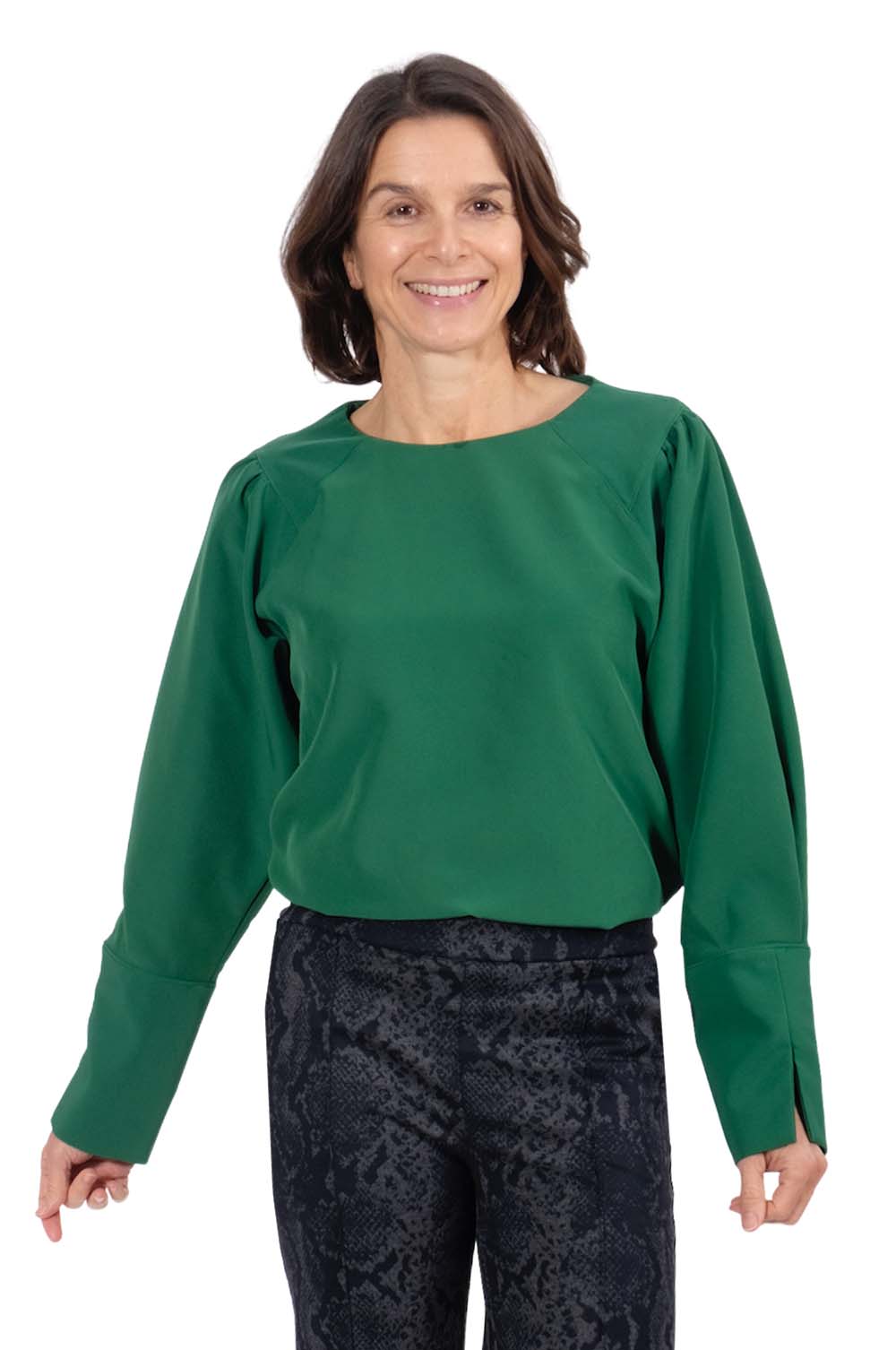 Unifarbenes Mischgewebe, dehnbar, knitterfrei, Kofferware – Bild 6