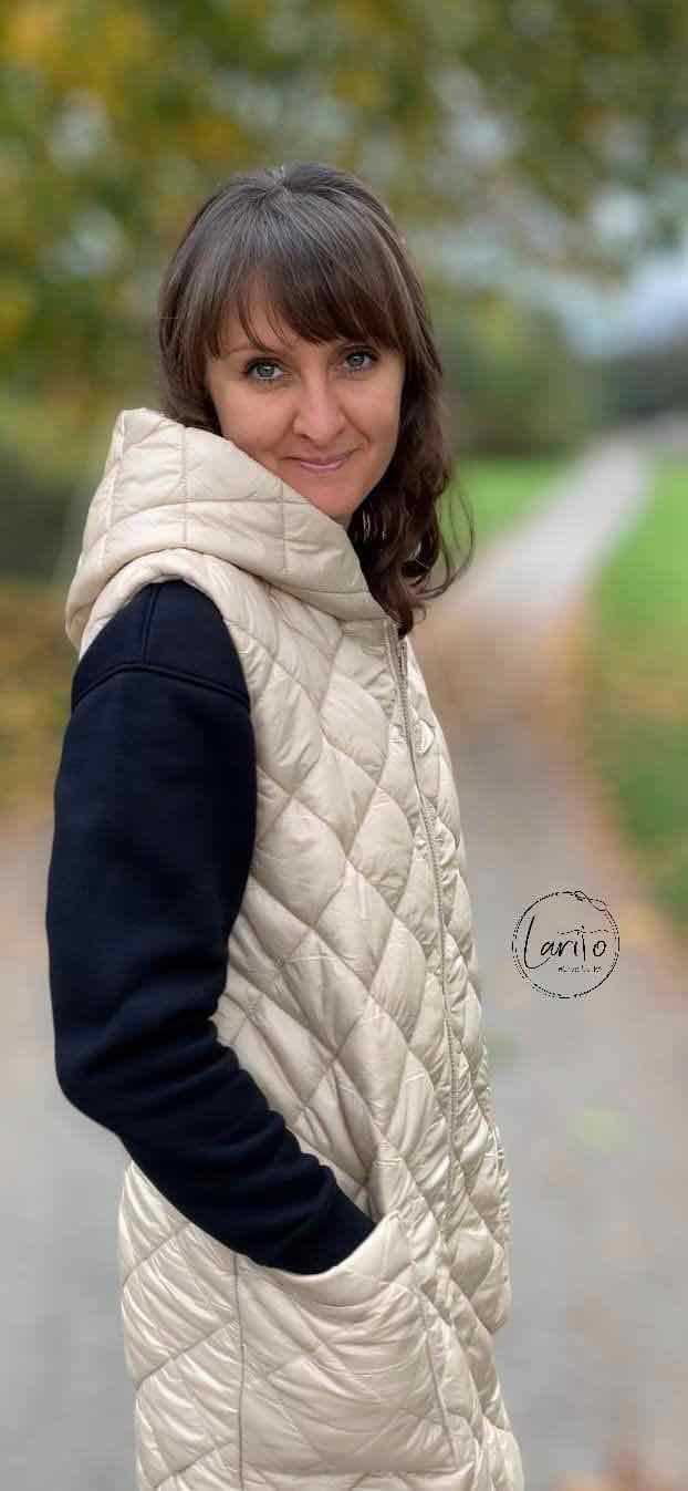 Stepper – Steppstoff quadratisch, helles Rosa mit Struktur – Bild 4