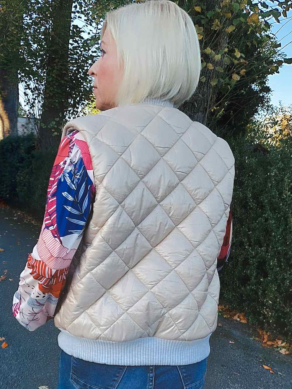 Stepper – Steppstoff quadratisch, helles Rosa mit Struktur – Bild 9