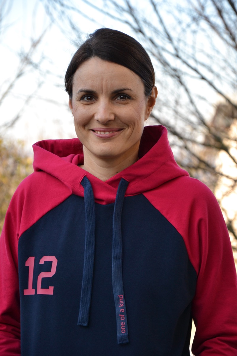 French Terry, unifarben Pink dunkel, Sweatshirtstoff brushed – Bild 6