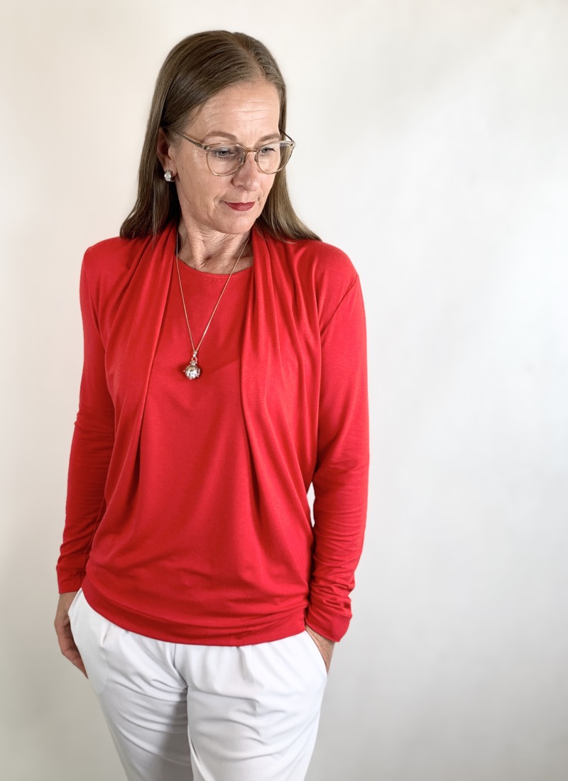 French Terry aus Bambus, unifarben Mintgrün – Bild 7