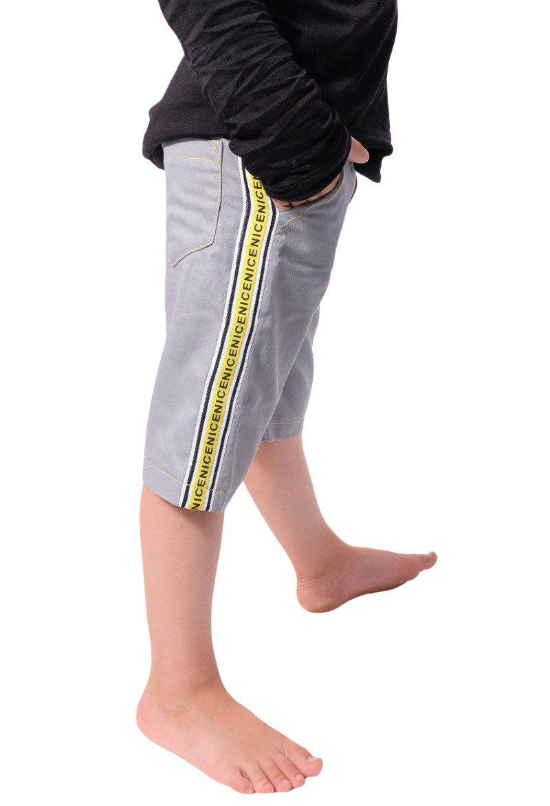 Baumwolle, unifarbener Stoff, Köperbindung, Hellgrau – Bild 5