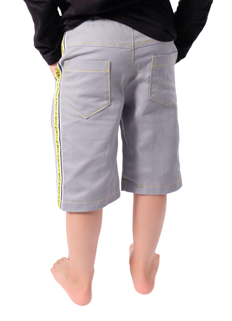 Baumwolle, unifarbener Stoff, Köperbindung, Hellgrau – Bild 4