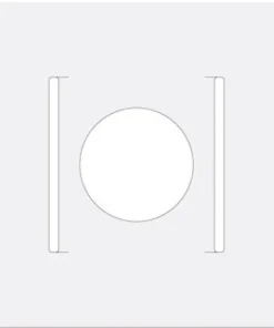 Krüger LG-Scheibenstreifen-Halter, 400 St., 10x12cm, #1200 zum Sonderpreis !