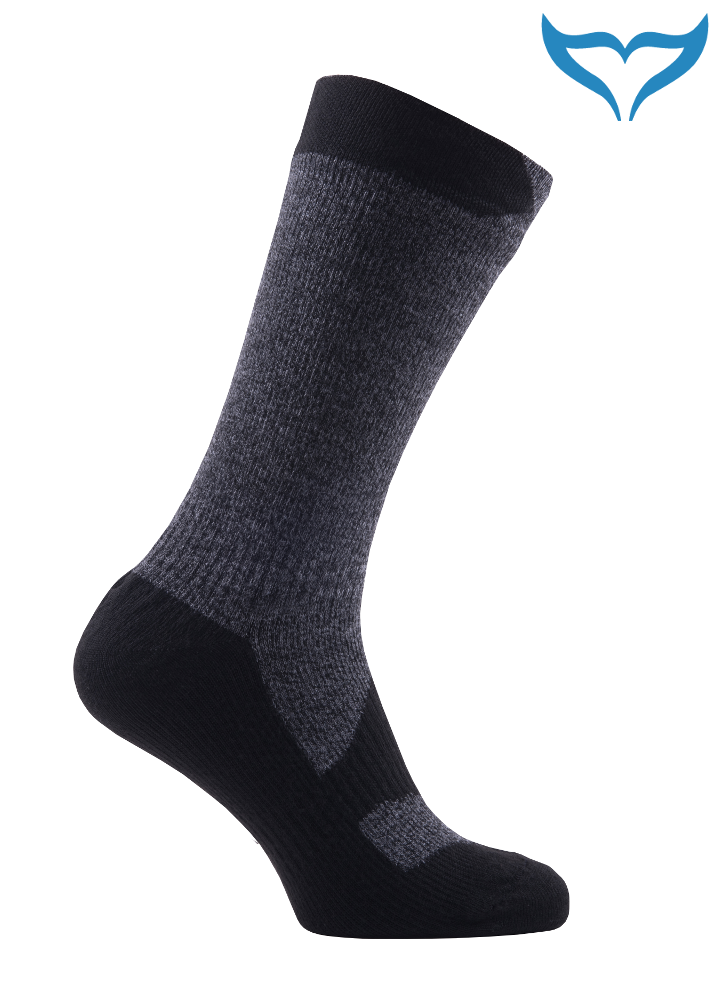 Sealskinz Walking Thin Mid Socken wasserdicht Merino Wolle schwarz grau S M L XL – Bild 4