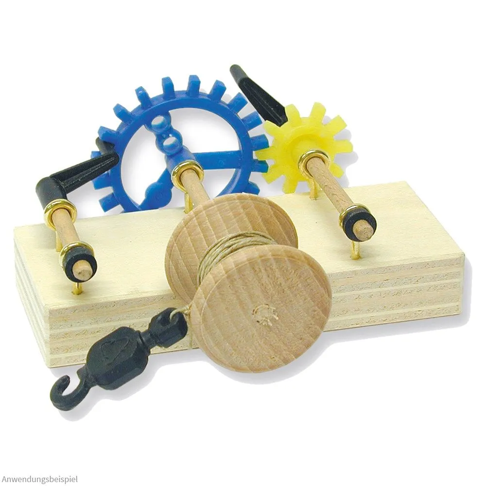 Seilwinde Modell Holz Bausatz Kinder Werkset Bastelset – ab 10 Jahren – Bild 2