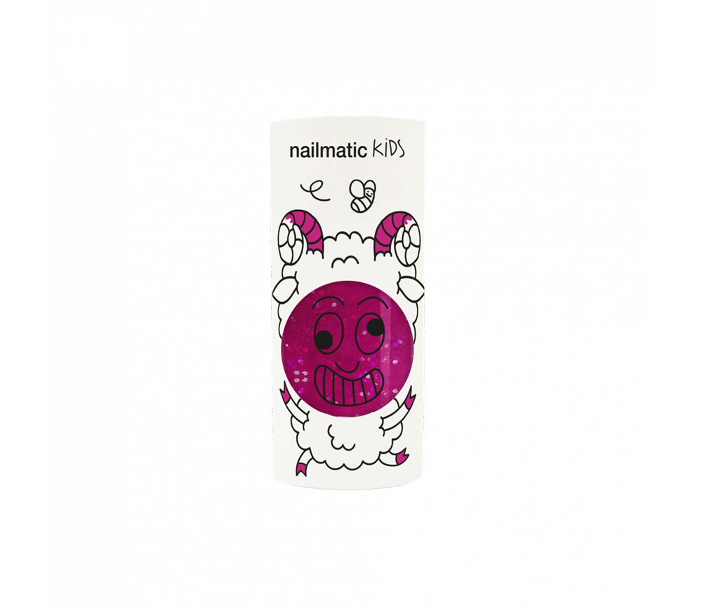 Nailmatic – Nagellack „Sheepy“, Pink Pailetten, vegan