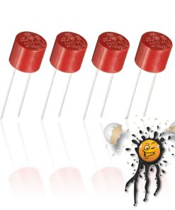 4 x TR5 THT Miniatur Kondensator Sicherung Littelfuse Capacitor Fuse 250V Träge/Slow round T1A