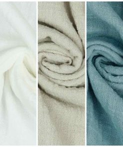 Slub Cotton, unifarben mit Struktur, leicht fallend