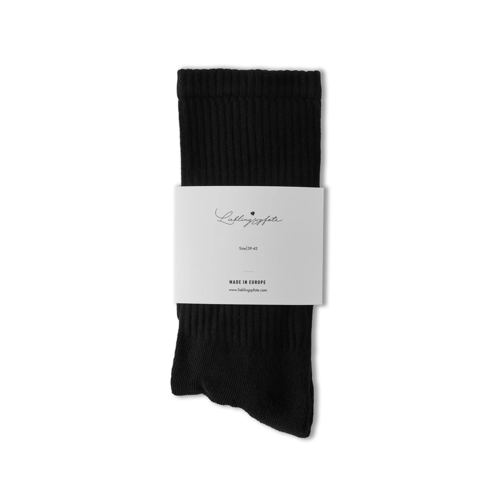 Lieblingspfote „GASSI CREW“ Socken, schwarz (85% Baumwolle) 35-38, 39-42 – Bild 4