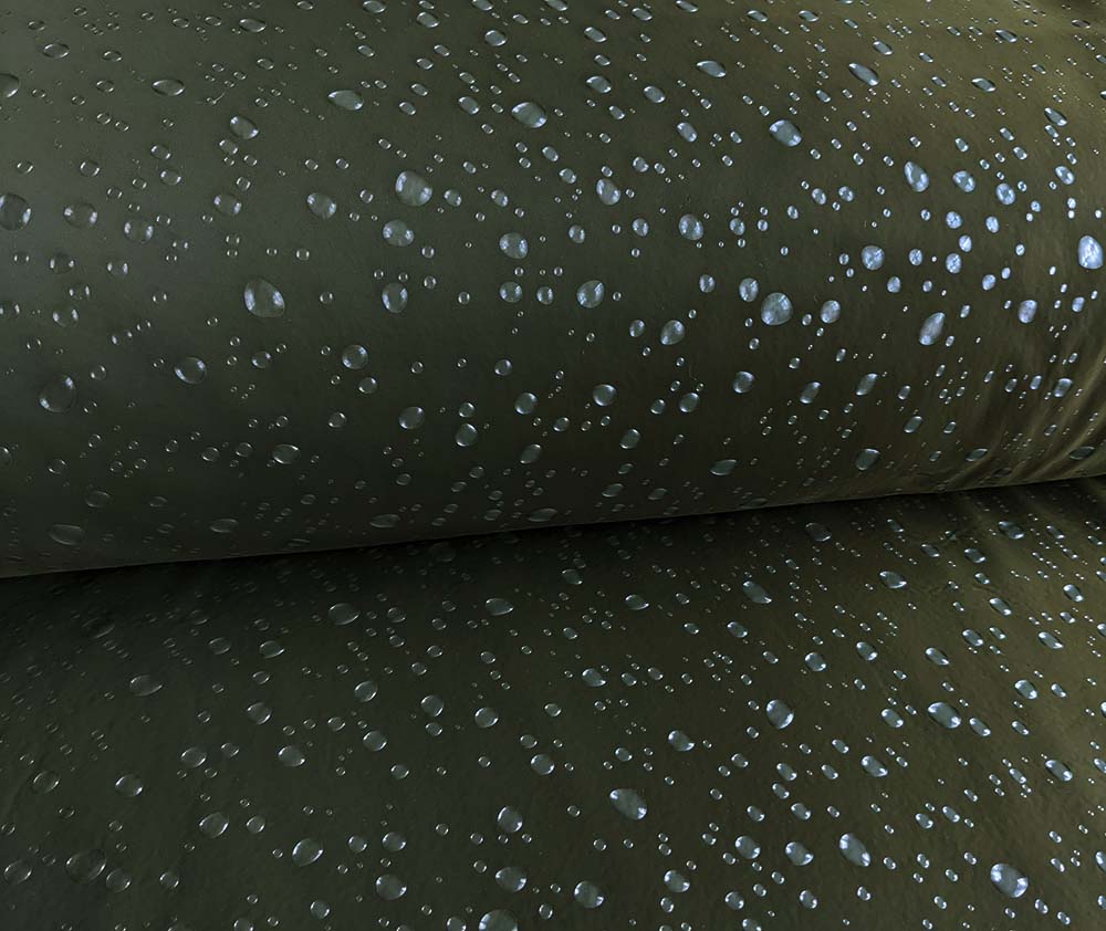 Softshell, Regentropfen auf Oliv – Bild 2
