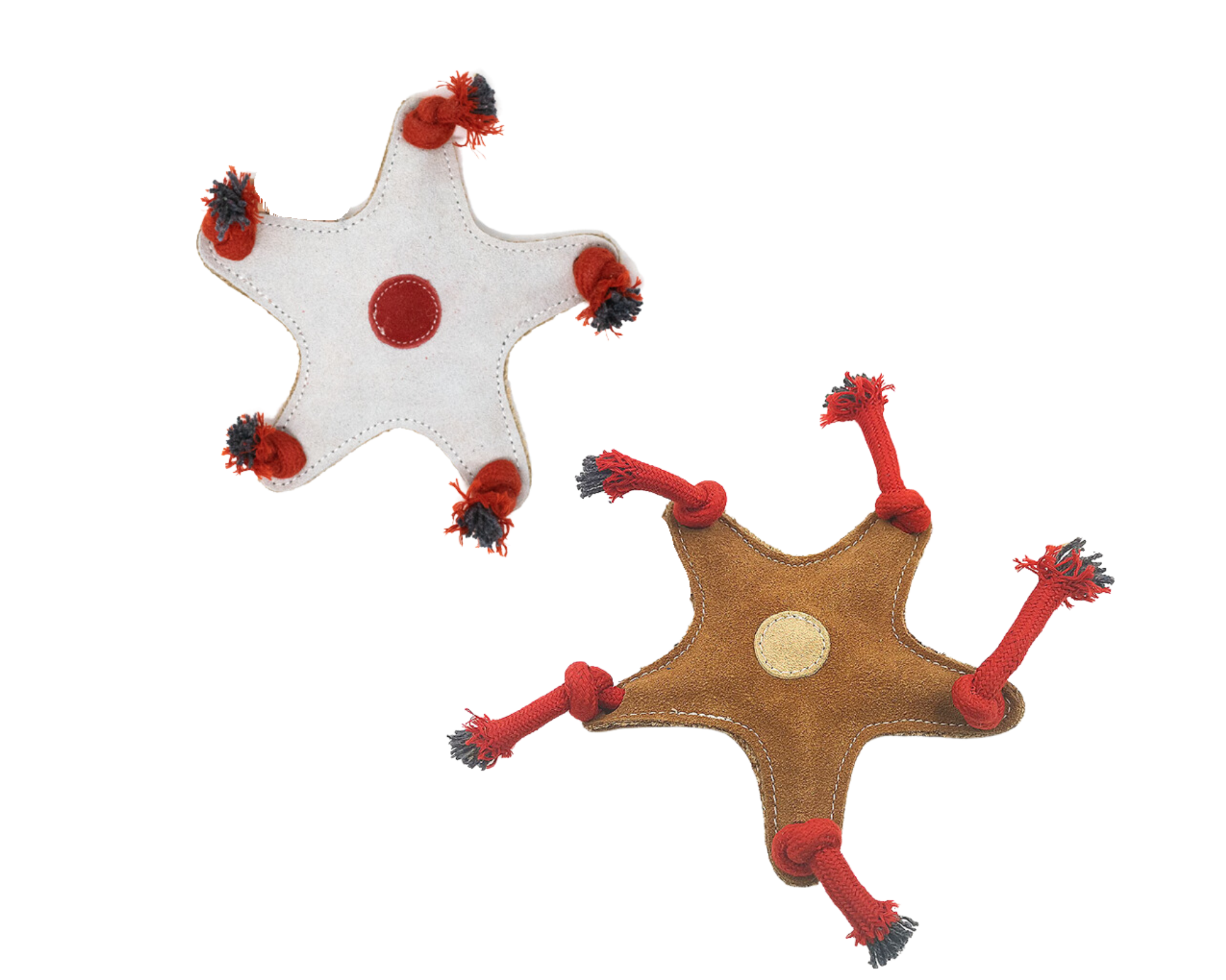 NufNuf Toy 100% natural – Stern, braun (Jute+Wildleder+Kokosfasern) – Bild 2