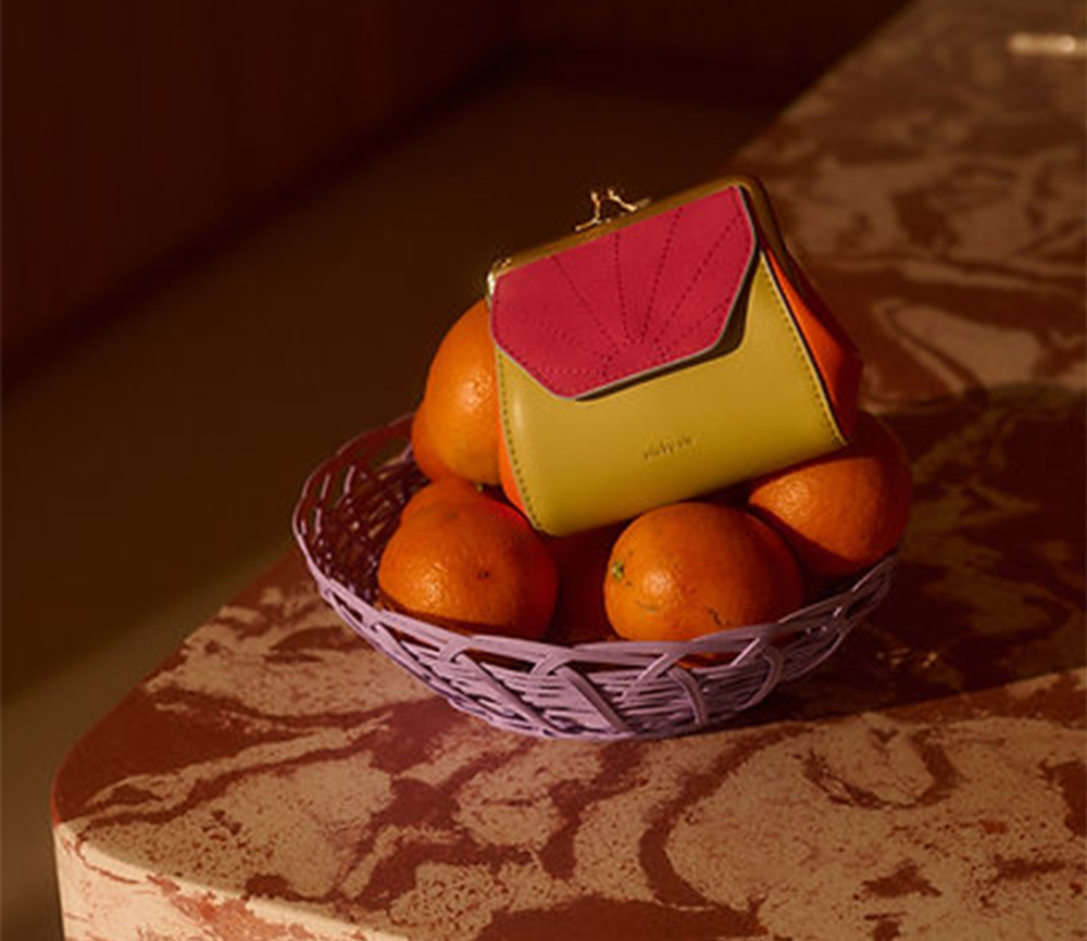 Sticky Sis – The Sticky Sis Club, Portemonnaie il sole | coloré | lemon leaf + arancia orange + positano purple – Bild 5