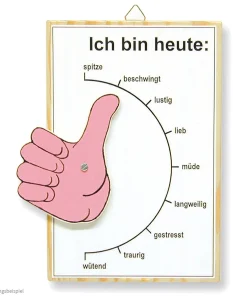 Stimmungsbarometer Laune Türhänger zum Hängen Kinder Holz Bausatz – 10 Jahren