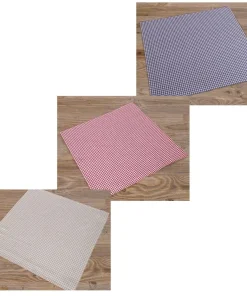 Stoffservietten Servietten Landhaus Premium LINA Karo kariert 45×45 cm 3 Farben