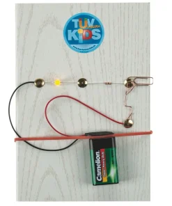Stromprüfgerät mit LED & Batterie Elektronikbausatz Bausatz Kinder ab 8 Jahre